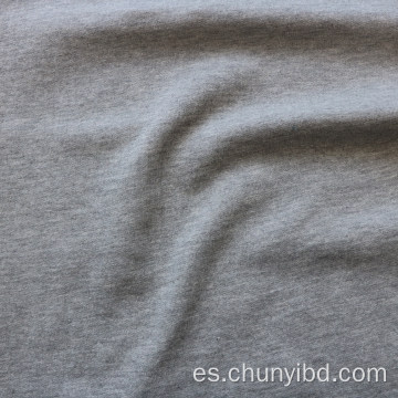 100%de algodón liso gris terry terry trama tela tejido para hombres y sudadera con capucha